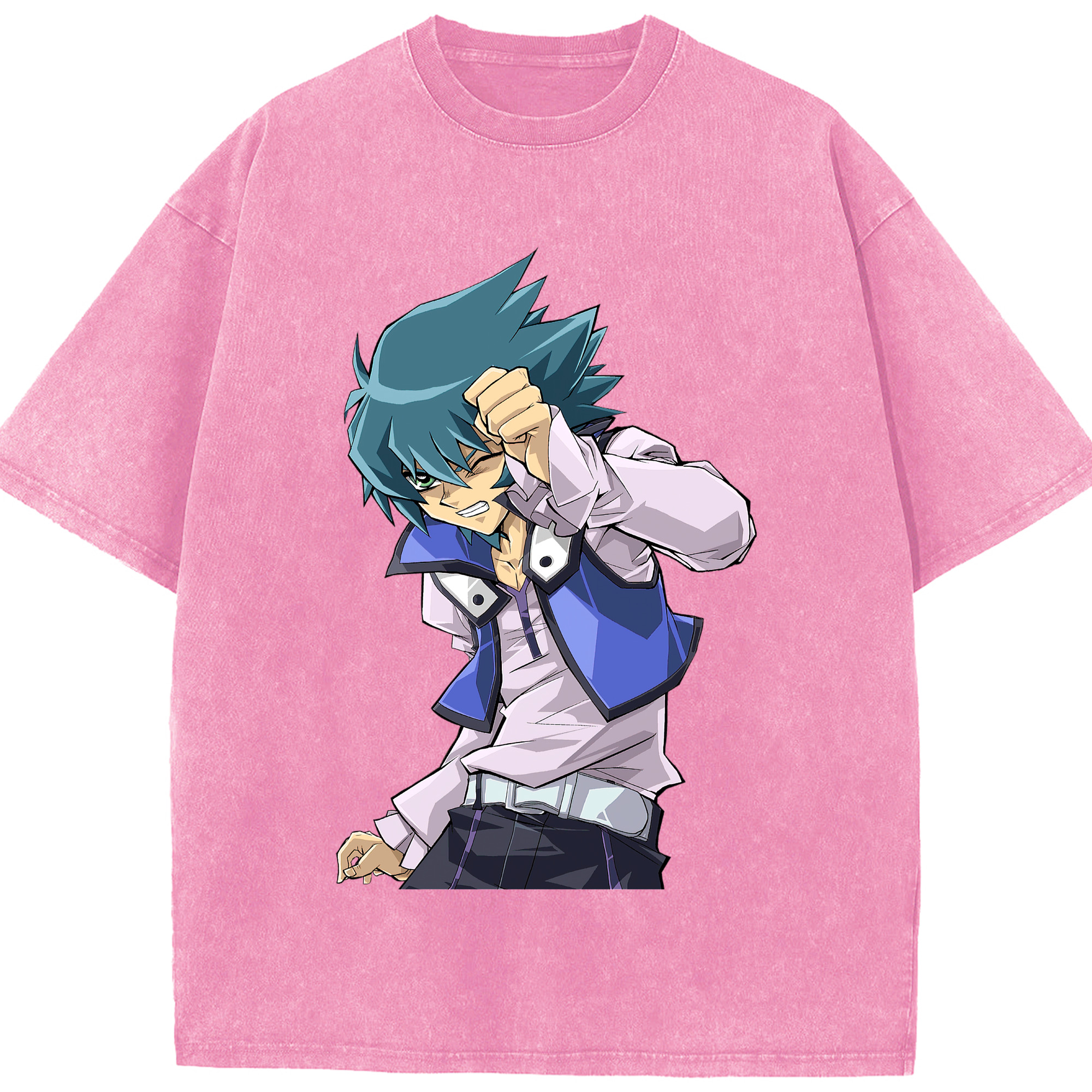 （画像用） 遊☆戯☆王 Yu-Gi-Oh! 綿100% ヴィンテージ風 半袖Tシャツ（フロントプリント）